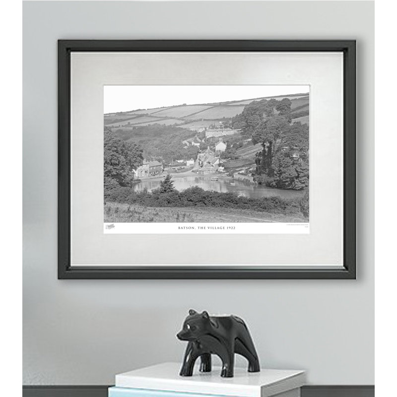 Batson, The Village 1922 - Single Picture Frame Print, 45cm H x 60cm W x 2.3cm D
