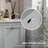 Tilt-Out Laundry Sorter Cabinet, Gray Bathroom Storage With Two Hamper Compartments - Ample Towel Space, Construction, Water- Surface, Toppling, Wall Mountable, 30" W X 16.12" D 27.5" H Coating,