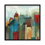 «Sunlight City I, Square», impression sur toile-31858774-73440310-73440311