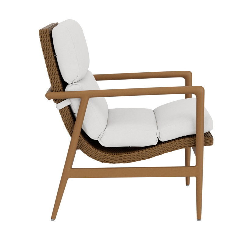 Outdoor Dining Armchair, Hickory