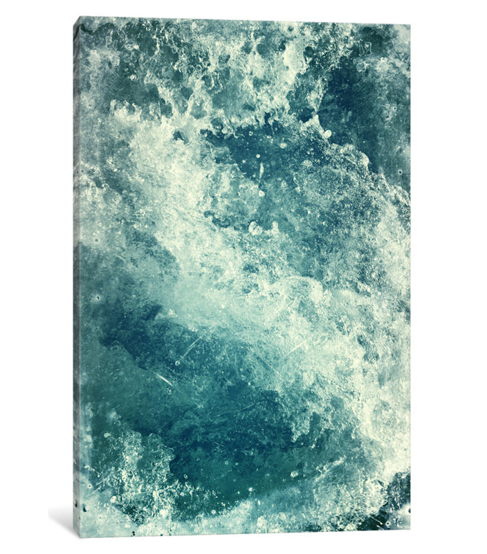 «Water I», reproduction d'art sur toile, H 40 po x l 26 po x P 1,5 po, Toile tendue, Pas de tapis