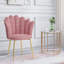 Velvet Swivel Side Chair-1037979577
