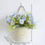 Couronne de linteau artificielle à fleurs séchées