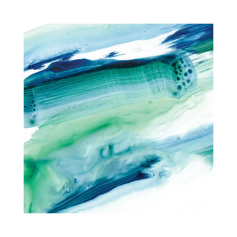 " One Fluid Motion II " by Ethan Harper, Unframed, 37" H x 37" W x 1.5" D, No Mat