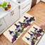 Tapis de cuisine à motif de bouteilles de vin pour bar, 2 pièces, beige multicolore