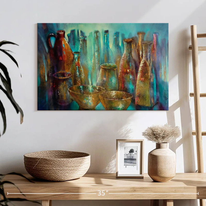 Senne Still Life Golden Bowles, H 16 po x l 24 po