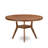 E496581798A24F82AC90CEF4560DF140 - 7-Pc Modern Dining Set - A Table and 6 Light Tan Linen Fabric Chair, Antique Walnut-279528306