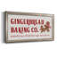 Geethika Gingerbread Bake Co. - Cadre photo unique, art textuel sur toile-1898007016