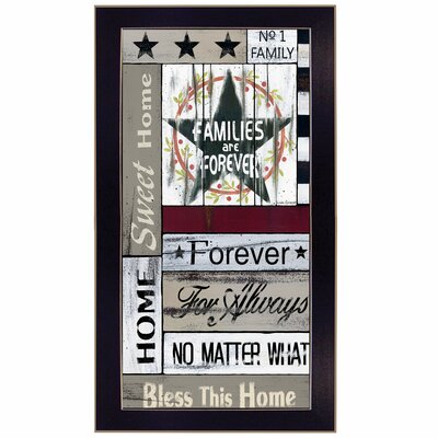 Families are Forever by Linda Spivey - Picture Frame Textual Art Print on Paper -  August Grove®, 95A7D4E82AB94F028DCA8DFA99F0CADB