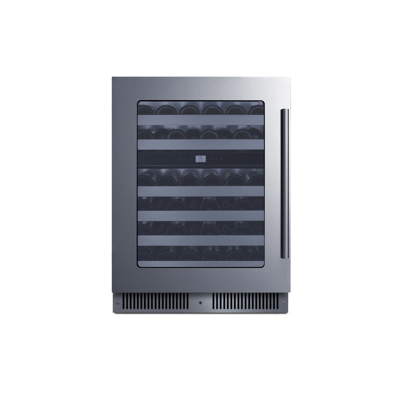 Summit Appliance 24" Dual Zone Built-In Wine Cellar, Left Handed