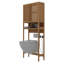Armoire de rangement au-dessus de la toilette