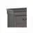 Gray Transitional Solid Wood Nightstand with Drawer Storage-129198482