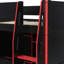 Lit mezzanine en bois avec bureau-240815663