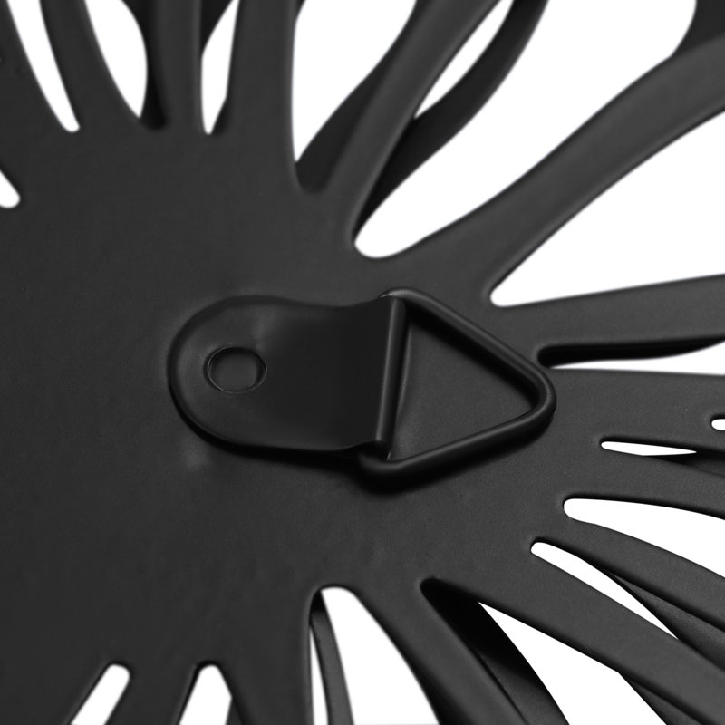 7-Piece Metal Wall Decor, Black/White