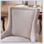 Chaise de salle à manger Ultra Side avec tissu épais, dossier haut et rivets décoratifs pour un confort élégant