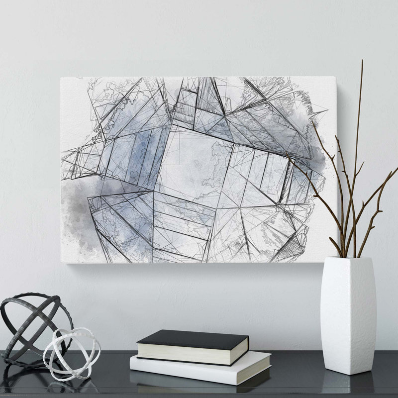 Architecture Sketch Vol.15 In Abstract - Wrapped Canvas, 35cm H x 50cm W x 3cm D