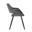 Chaise en velours Shelton avec pieds en métal-696688267