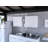Portofino 150 59" Wide Wall Cabinet-2133052661