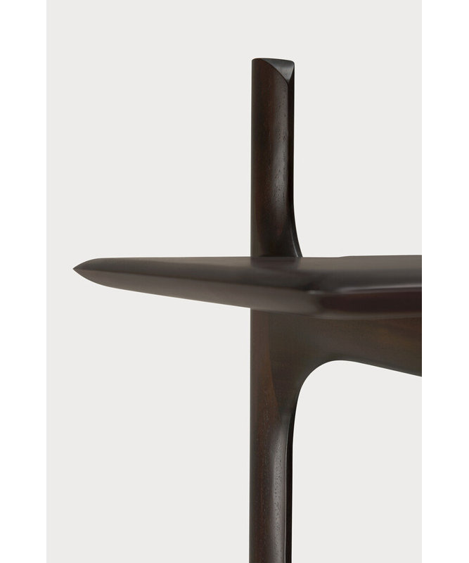 PI rack - varnished mahogany - dark brown 110/39/187, Dark Brown