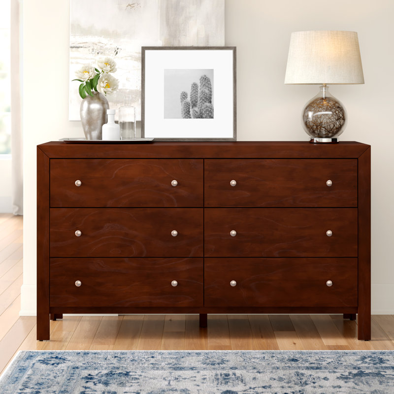 Lisbon 58'' W 6 - Drawer Dresser, Cherry