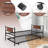 Twin Daybed & Trundle Set, Metal Daybed w/Steel Slats Support, Space-Saving Sofa Bed Trundle