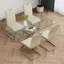 Table en verre de style moderne