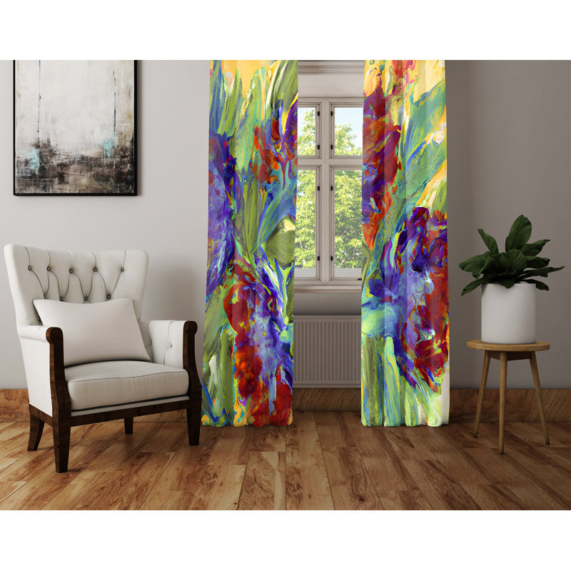 Rideau en polyester Amanollah, L 40 po x L 61 po