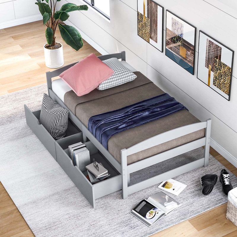 Nordham Storage Bed, Gray
