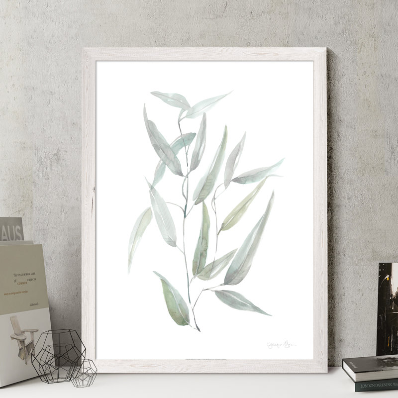 « ethereal eucalyptus i » par paul cezanne-reproduction d’art sur image, H 30 po x l 22 po x P 1,25 po, Cadre de toile blanc