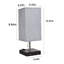 Lampe de table 24,8 po