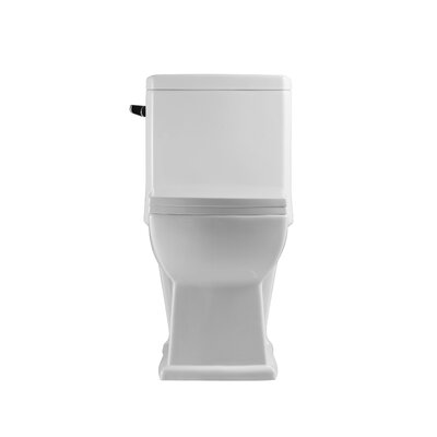 Block II 1-piece 1.27 GPF High Efficiency Single Flush Round Toilet in White, Seat Included -  Innoci-USA, 81170i