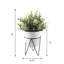 Eucalyptus artificiel 12 po en pot