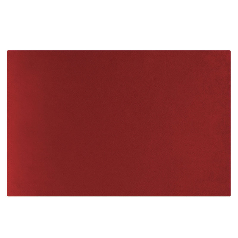 Napperon simple 18 po, Velours rouge