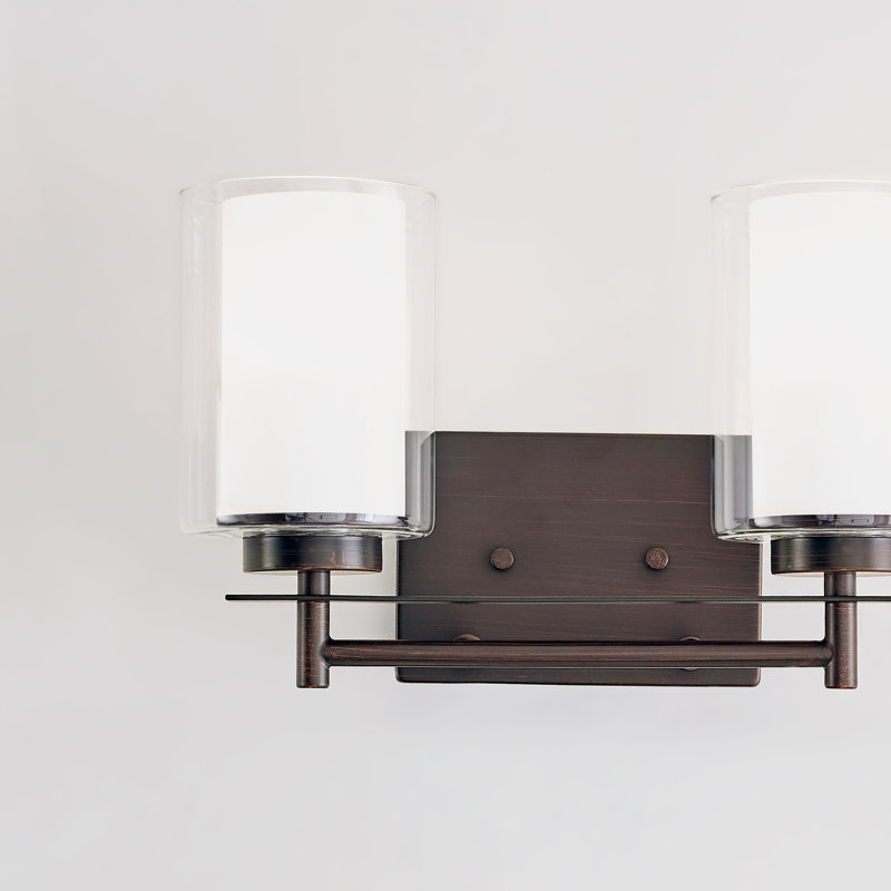 Elmwood Park Two Light Wall / Bath from Generation Lighting , No, Bronze