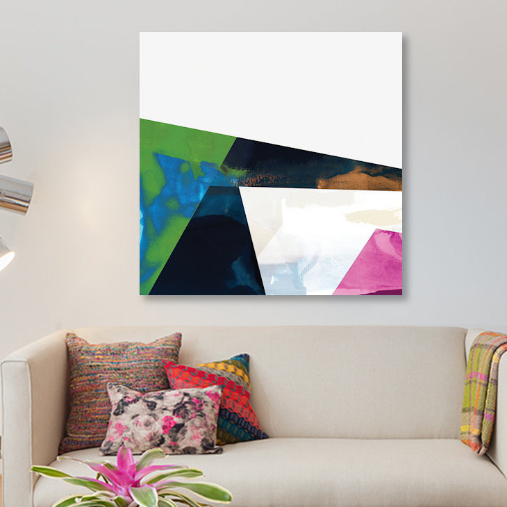 « block details iv », impression sur toile, H 18 po x l 18 po x P 1,5 po, Toile tendue, Pas de tapis
