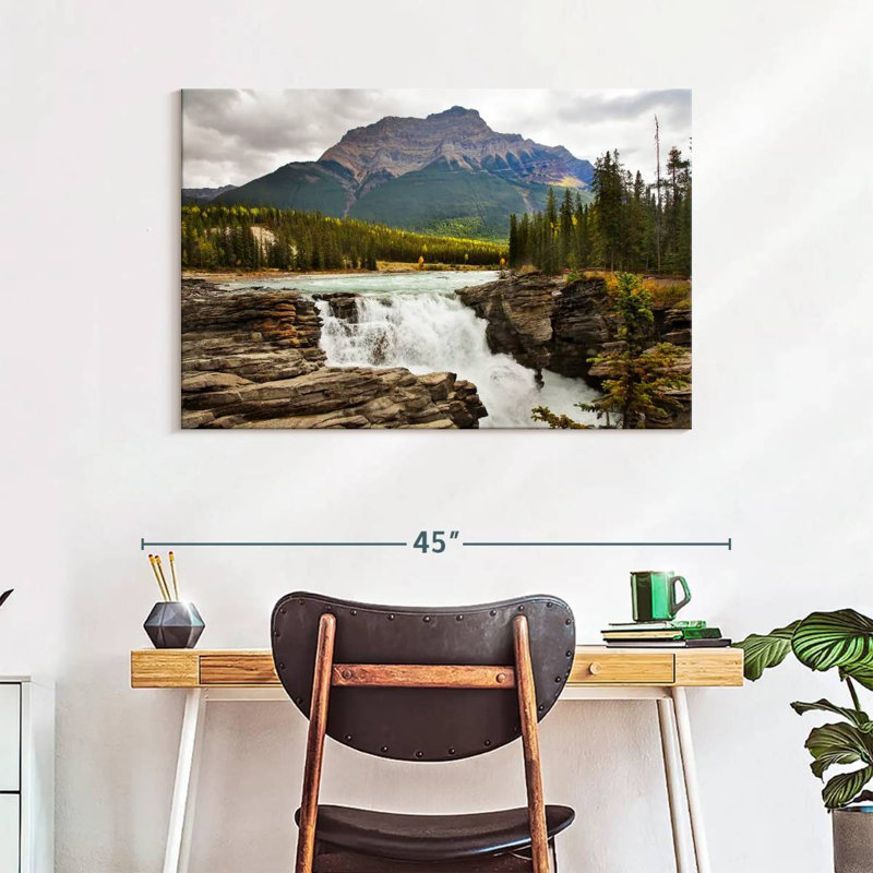 Cascades d'Alvord Sunwapta, H 26 po x l 39 po