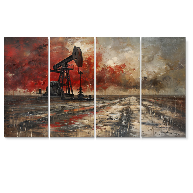 Kynslea - Ensemble d'art mural sur toile, H 32 po x l 64 po