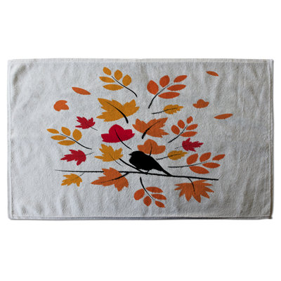 Cotton Floral Waffle Tea Towel Kitchen Towel