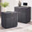 23'' Fluted Nightstand With Mid-Century Modern-605077747