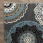 Tapis gris en polypropylène tissé à la machine Ginerva-45109708