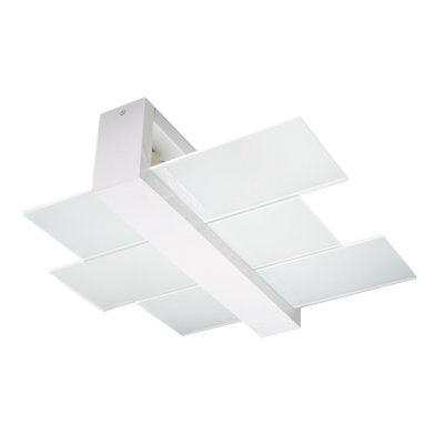 Karragullen Frosted Glass Flush Mount