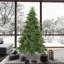Ensemble d'arbre de Noël artificiel et guirlande