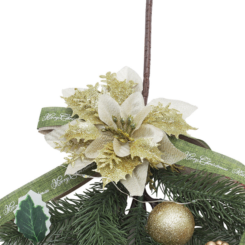 Lighted Faux Garland with Lights