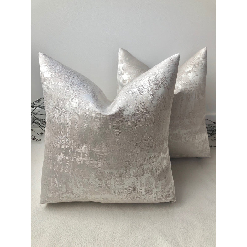 Abstract Pink Square Cushion Cover