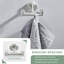 Crochet double pour peignoir en acier inoxydable-63808227