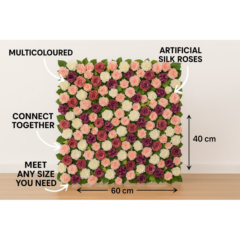 60cm Faux Flowering Plant