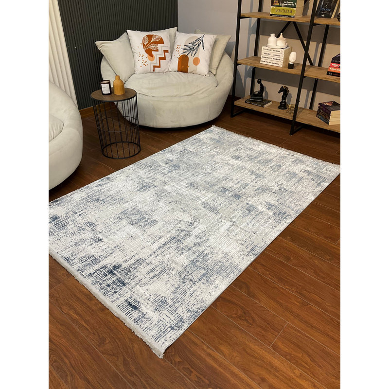 Amiliya Solid Colour Bamboo Slat / Seagrass Area Rug, Rectangle 120 x 180cm