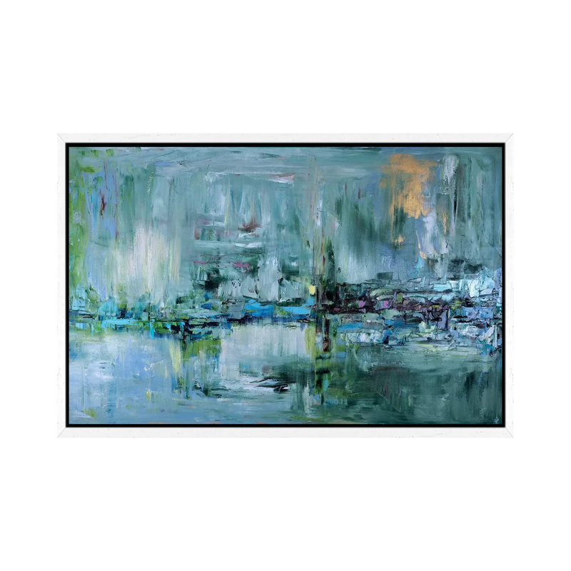 Awakening by Shalimar Legaspi - Painting on Canvas, White Framed, 66.04 cm H x 45.72 cm W