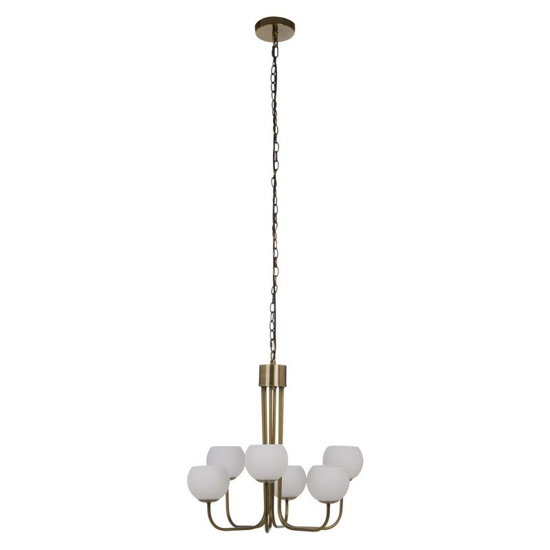 Yisroel 6 - Light Shaded Chandelier