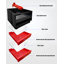 Filtre caché d'aération en alliage d'aluminium pour aquarium-889167992-889167996